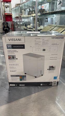 Open Box 50pints Vissani Dehumidifier Never Used