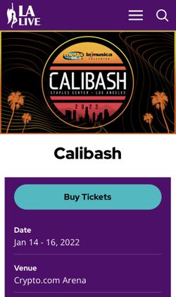 Calibash Reggaeton Concert