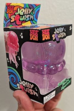 NeeDoh - Purple Glitter Jelly Squish