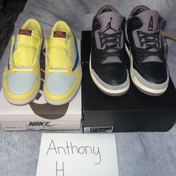 Men’s Nike/Jordan Sneakers Size 9-9.5 New/used