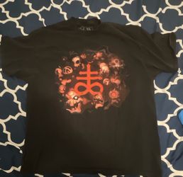 The Binding of Isaac Limited Print Run Black Brimstone Graphic Shirt Men XL