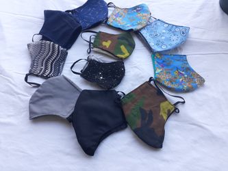 Handmade Facemasks small medium large
