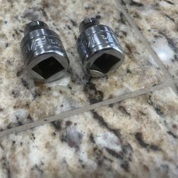 Snap on 3/8 sockets 5/16 and  1/4 