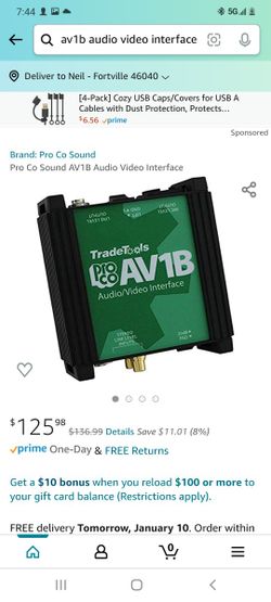 Audio/video Interface