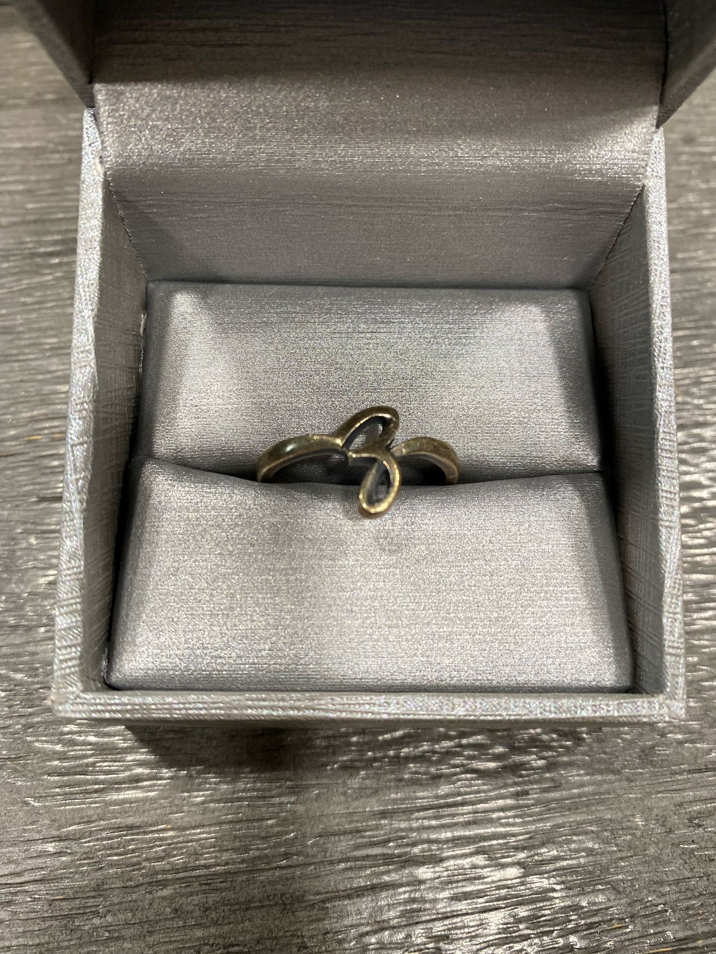Sterling Silver Z Ring
