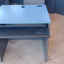 Computer Desk Blue and Black
