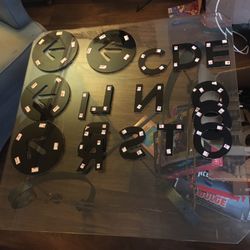 3 M Stickable Letters 