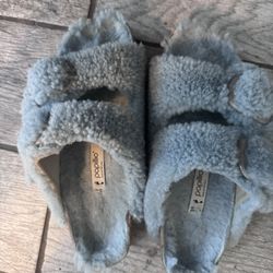 Birkenstock big buckle Arizona sandals size 8