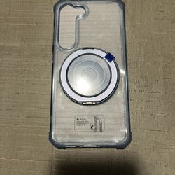 Phone Cover. Color, light, blue and clear.