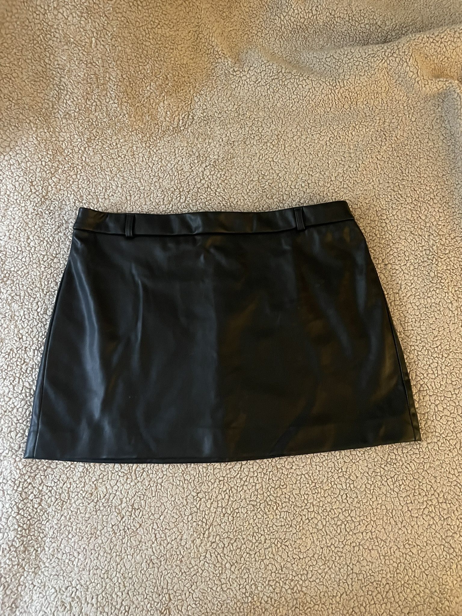 Zara Leather Skirt