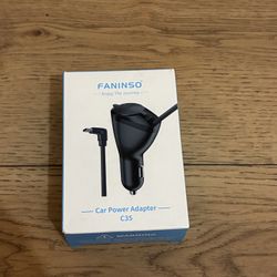 Faninso C35 Car Power Adapter 45W Fast Charge USB-C 11.5FT Cable (2 Available)