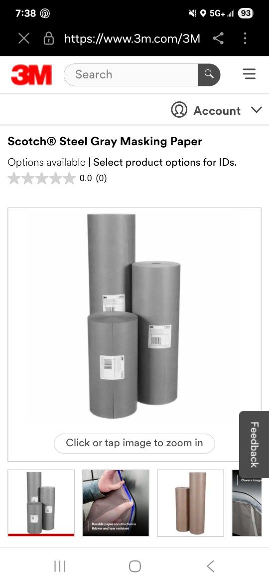 3m Masking Grey Paper