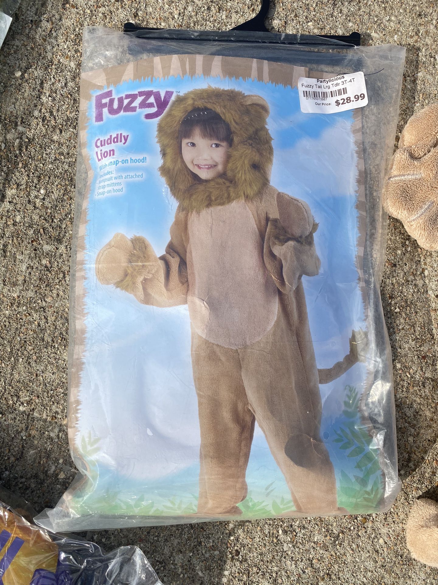 Fuzzy Cuddly Lion 3T-4T Custom