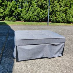 Gray Ottoman Bed Convertible