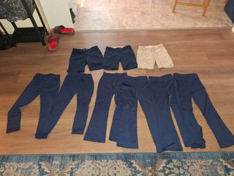 Girls School Uniform Pants and Shorts Bundle