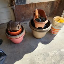 Planting pots.