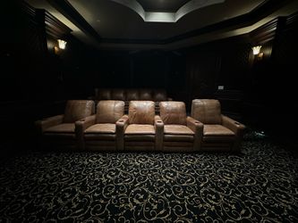 Movie theater or living room couches