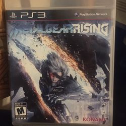 Metal gear Rising Revenge Ps3
