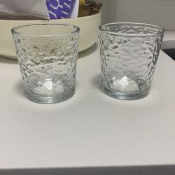 Four Textured Glasses