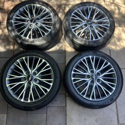 Set of Kia 17in wheels 5x114.3 (5x4.5) Tires 225/45r17 Fit Forte k3 k5 soul optima Hyundai etc