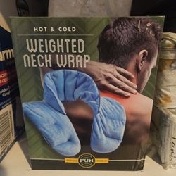 NIB WEIGHTED NECK WRAP