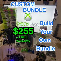 🎮 Xbox 360 – Custom Build-Your-Own Bundle ⭐
