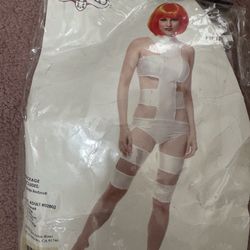 Vintage Xs 5 th element costume suit cyber space bodysuit festival outfit white S 