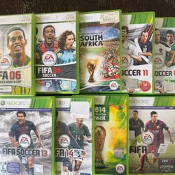 FIFA Soccer Game lot for Xbox 360