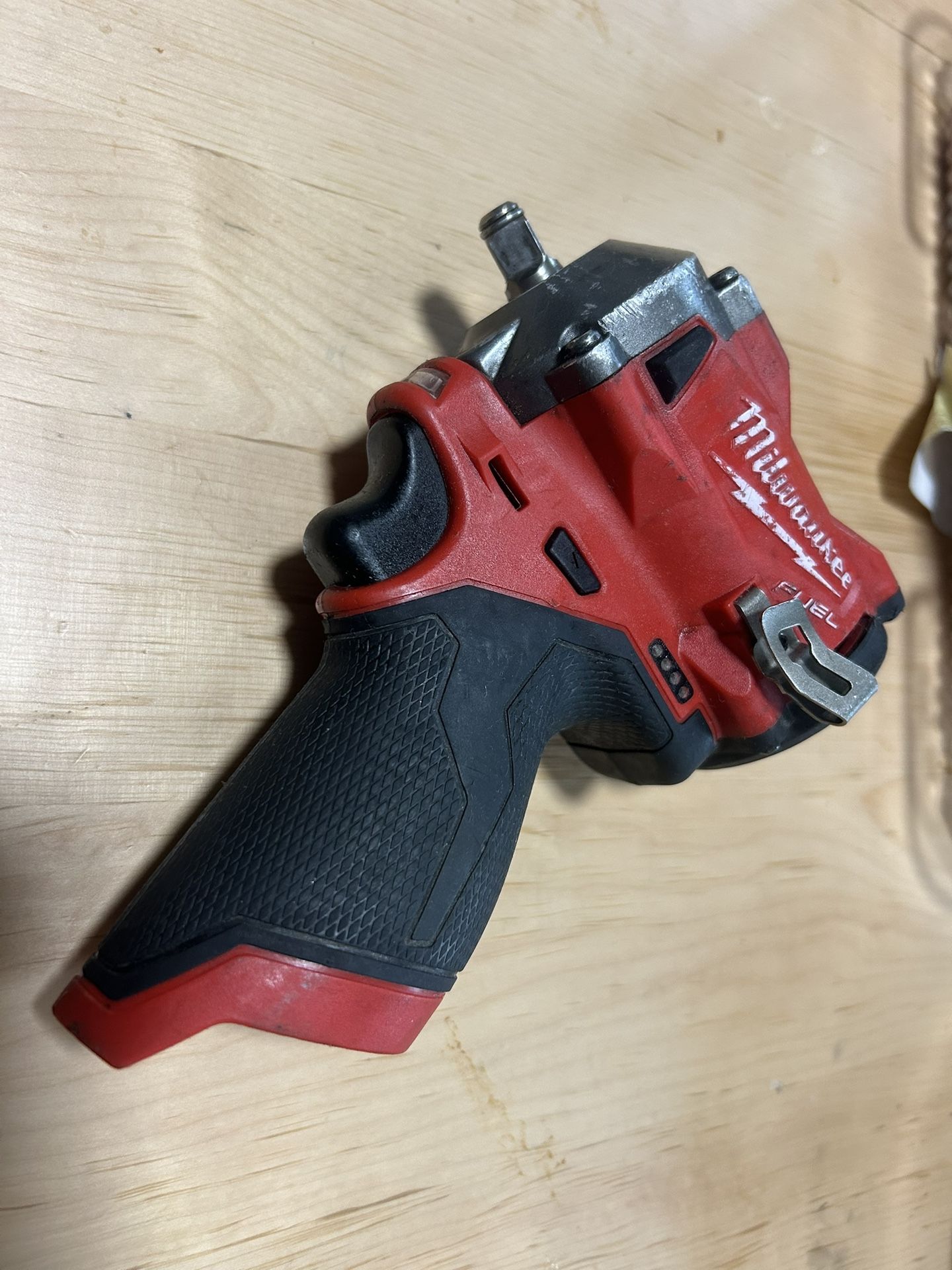 Milwaukee M12 FUEL 12V Lithium-Ion Brushless Cordless Stubby 3/8” Impact Wrench (Tool-Only)