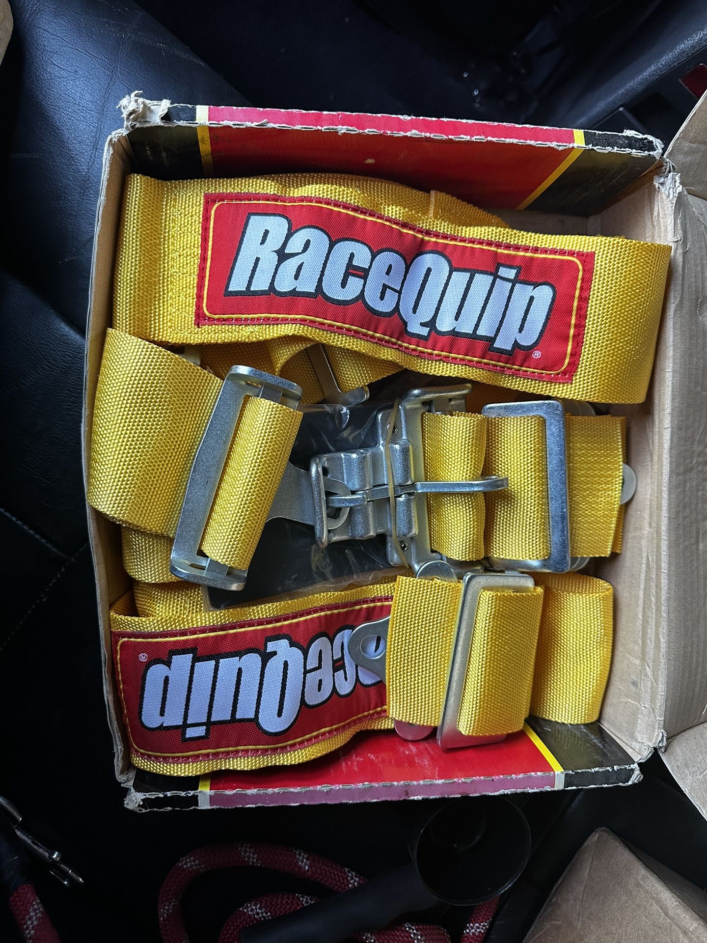 Racequip 5 Point Harness Yellow New
