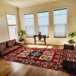 Arabic Majlis Jalsa Or Turkish Floor Sofa, Morroccan Couch 