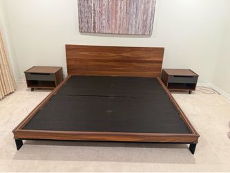 Kasala King Bed Frame and Two Night Stands