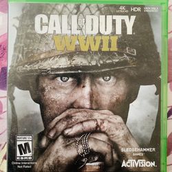 Call Of Duty WWII Xbox One Game 