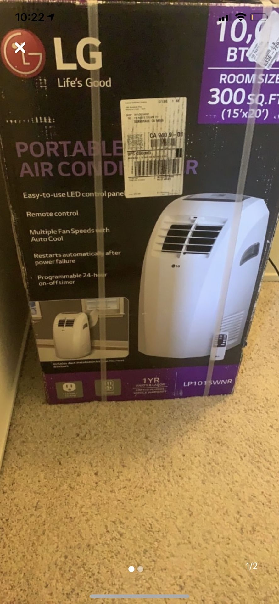 Brand New LG Portable AC Unit