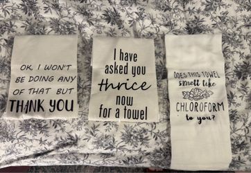 Set of 3 dish towels