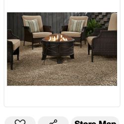 HAMPTON BAY FIRE PIT 26IN NEW 