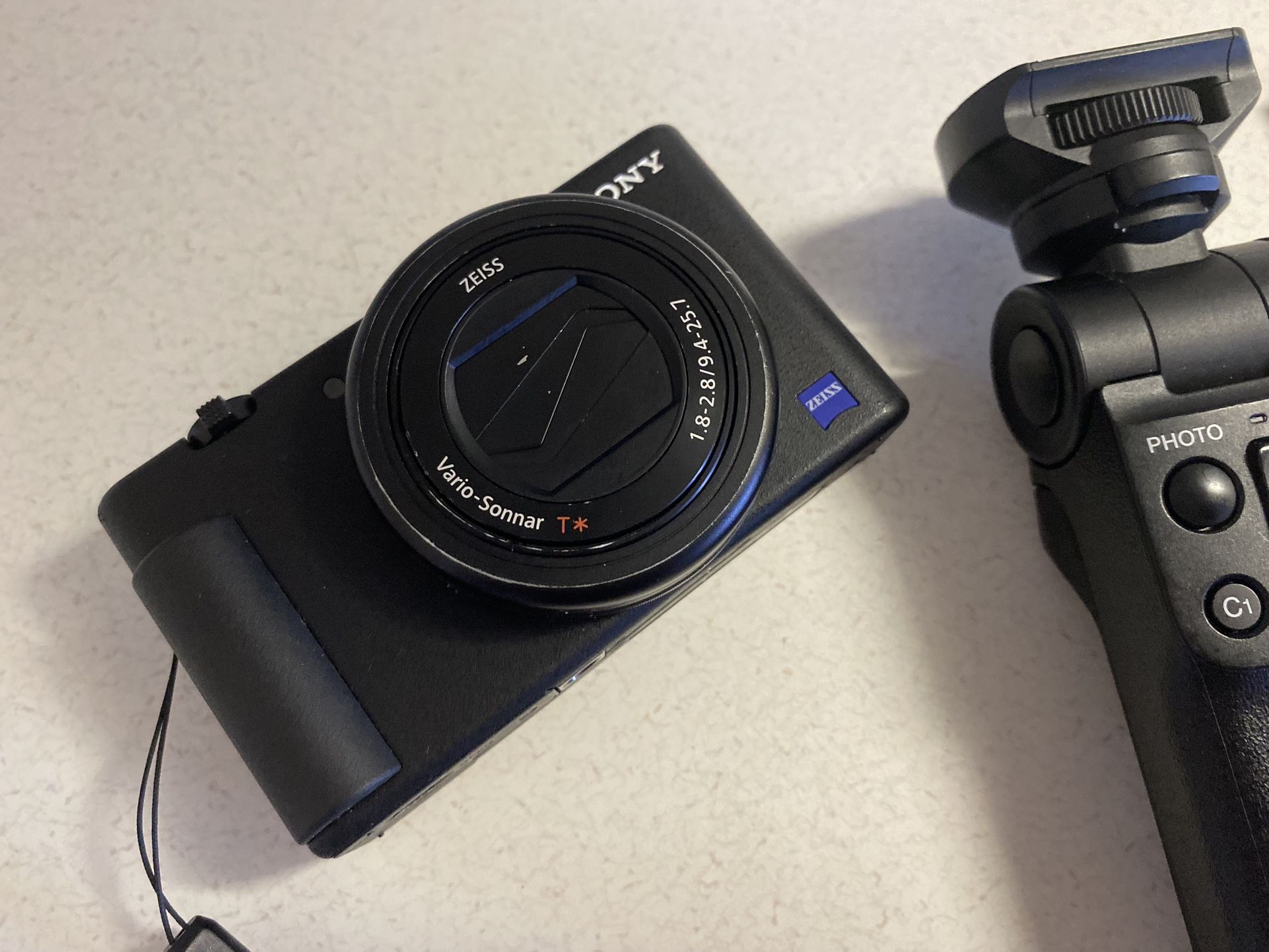 Sony Z-V1, Bluetooth Tripod, Batteries, & Battery Charger