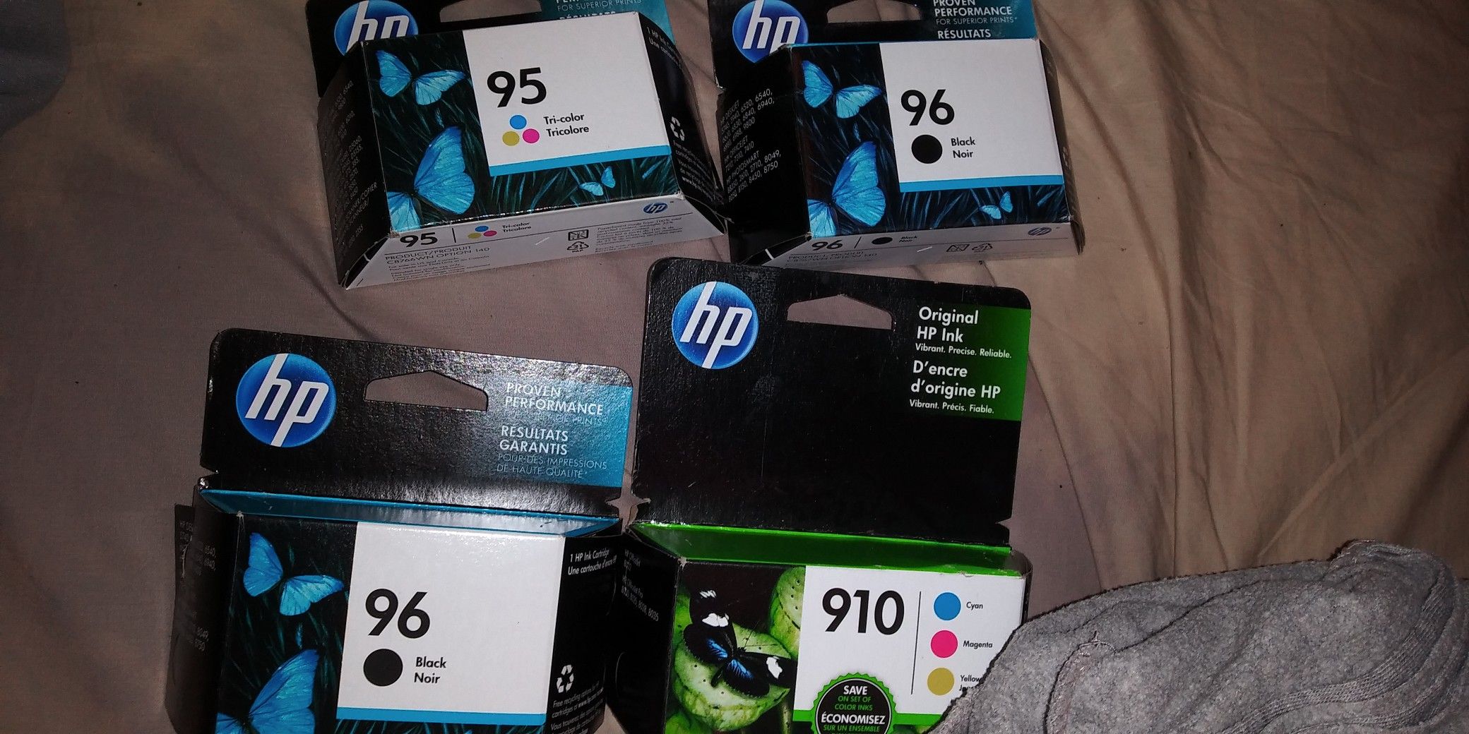 Hp ink cartridges 910 - 9i6 - 95 30 for all