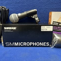 Shure SM48-LC Cardioid Dynamic Vocal Microphone 11053931