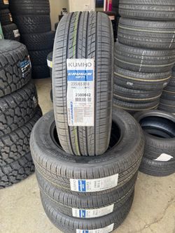 235/65/18 Kumho HP71 brand new tires mounted and balanced