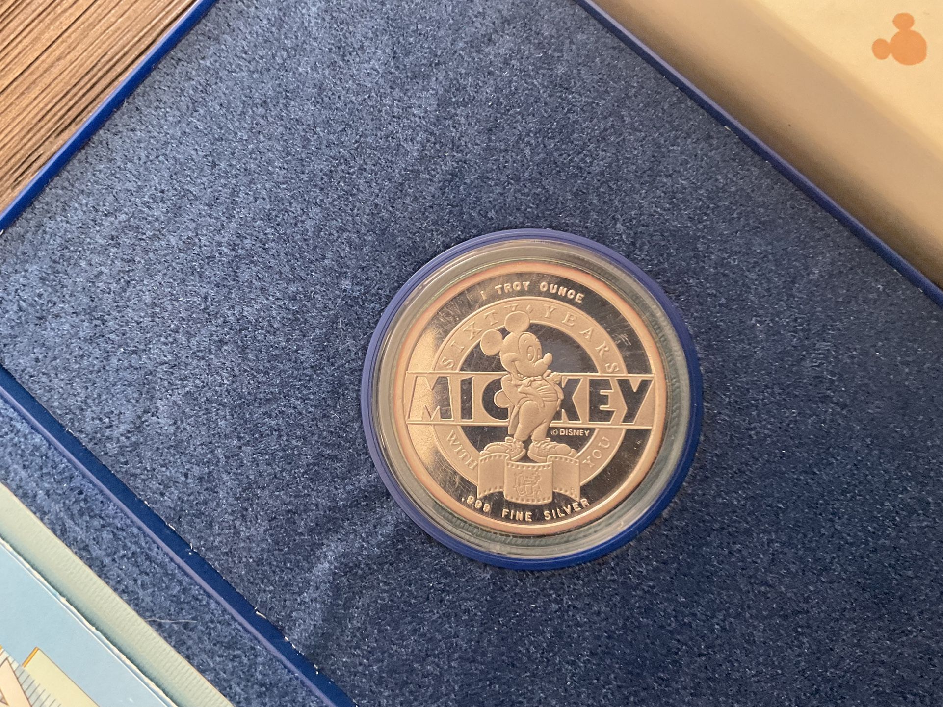 Disney Silver Limited Edition Commemorative Coin