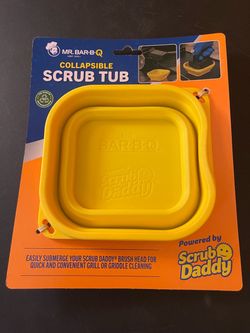 Mr. Bar-B-Q Scrub Daddy Collapsible Scrub Tub