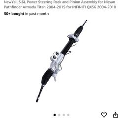 NewYall 5.6L Power Steering Rack and Pinion Assembly for Nissan Pathfinder Armada Titan 2004-2015 for INFINITI QX56 2004-2010