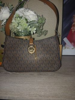 Brown Mk Purse