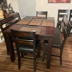 Solid Cherry Wood Kitchen Table