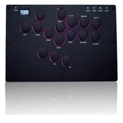 Leverless Arcade Stick, All-Button Fight Controller with A16 Keys,