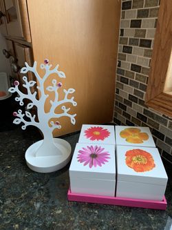 Jewelry boxes and Jewelry Tree Holder