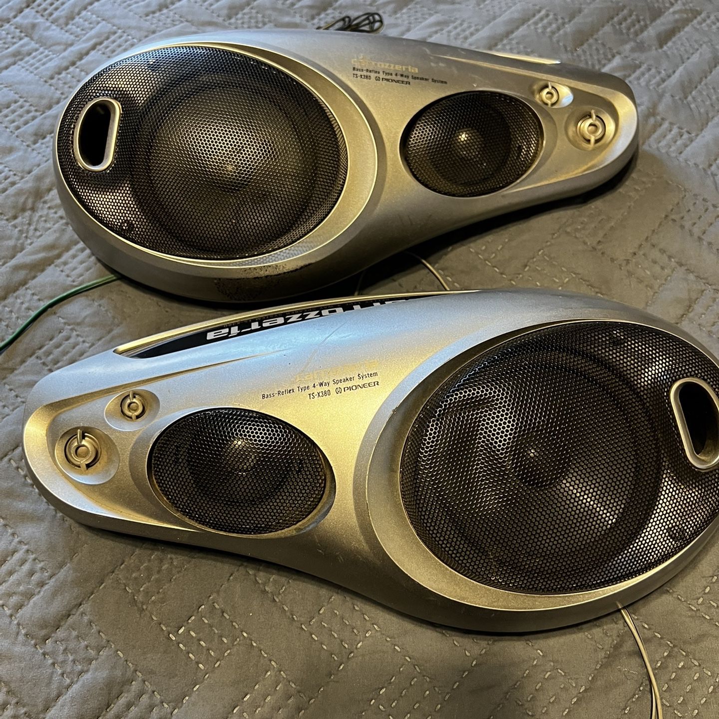 レア物‼︎ 旧車　PIONEER carrozzeria TS-X380 4WAY 90 Japanese-Made Pioneer Carrozzeria Ts-X380 Speaker Sound