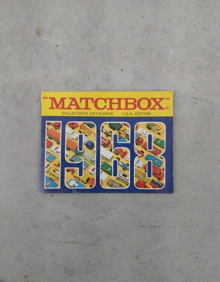 Vintage Matchbox 1968 Collector's Catalog