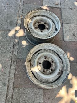 Chevy c10 steel rims
